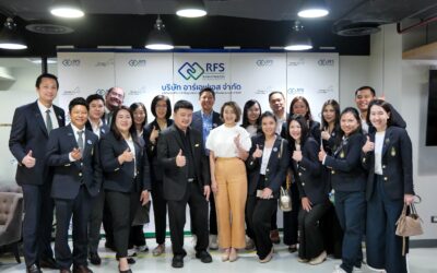บริษัท อาร์เอฟเอส จำกัด ให้การต้อนรับคณะศึกษาดูงานหลักสูตร ปนพ.๓
